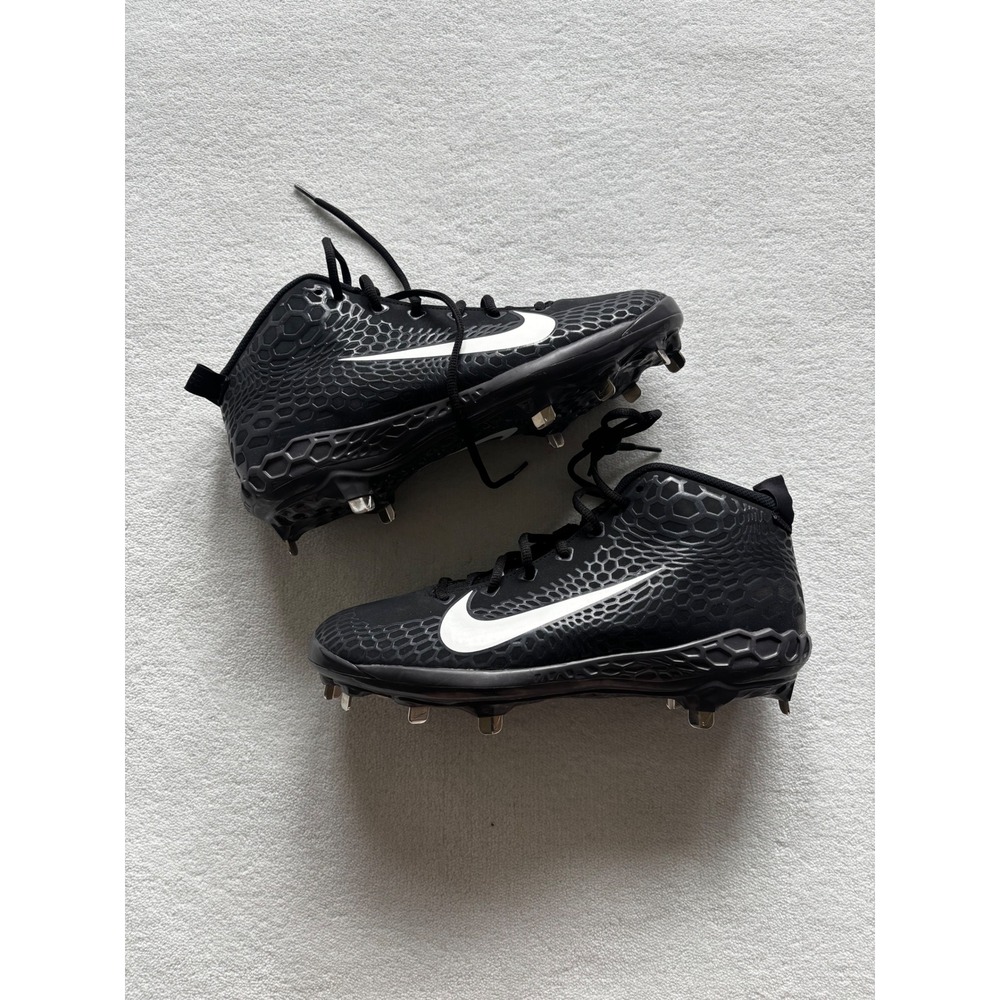 NWOT Nike Force Zoom Trout 5 Pro Baseball Cleats Mens 10 Black AH3372-010